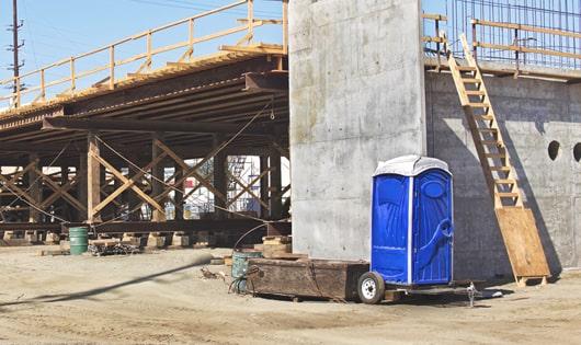 work site restroom facilities for workers